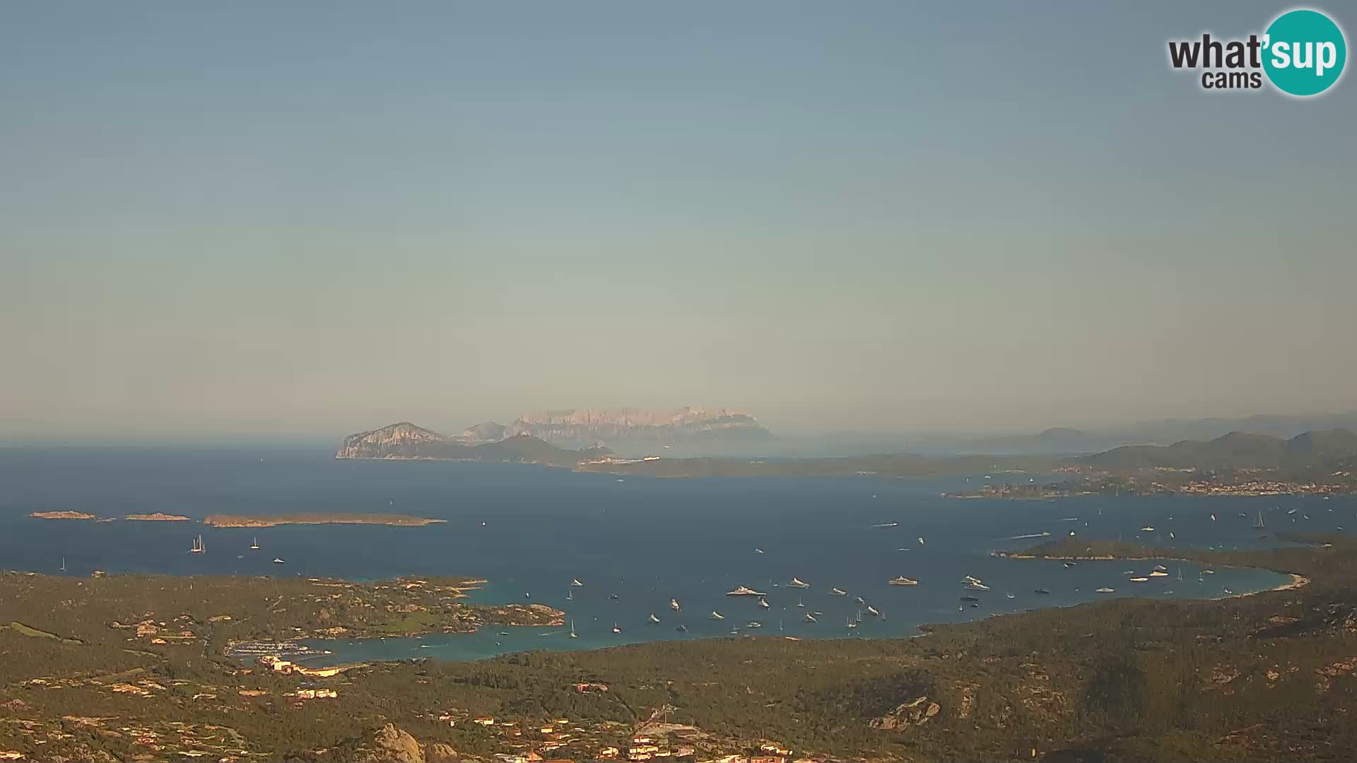 Monte Moro webcam Costa Smeralda panoramic view Sardinia