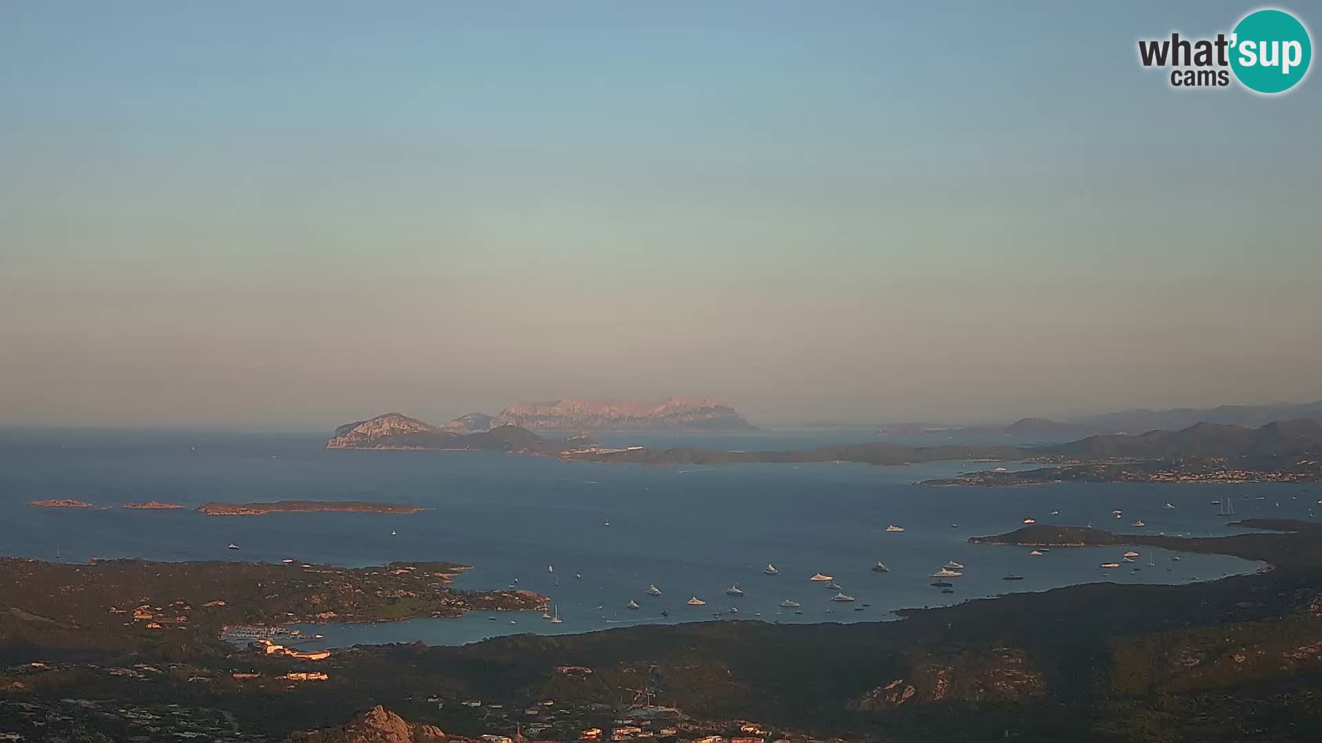 Monte Moro livecam Costa Smeralda vue panoramique Sardaigne