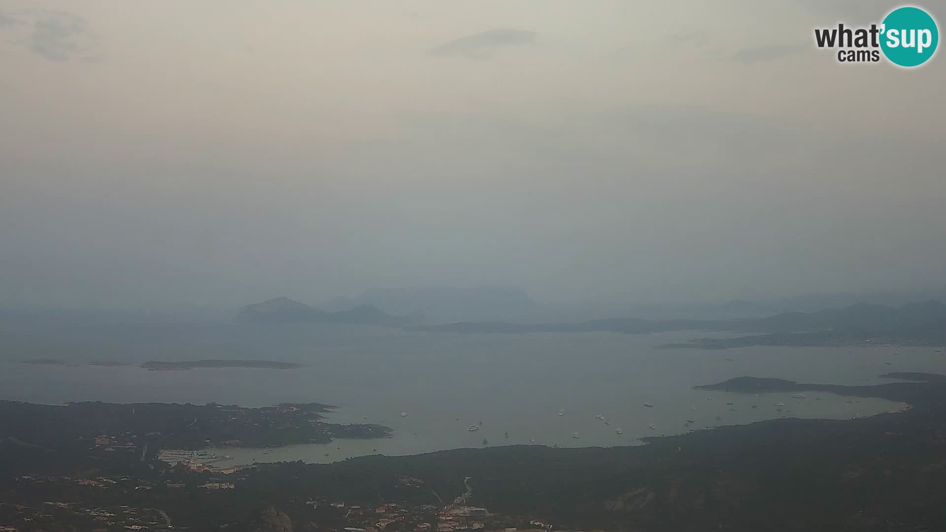 Monte Moro webcam Costa Smeralda vista panoramica Sardegna
