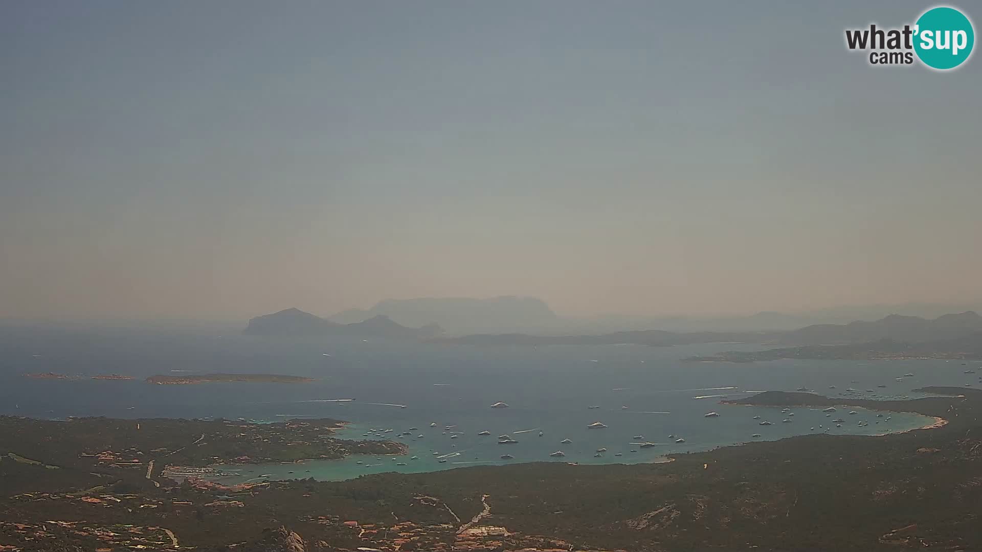 Monte Moro webcam Costa Smeralda vista panoramica Sardegna