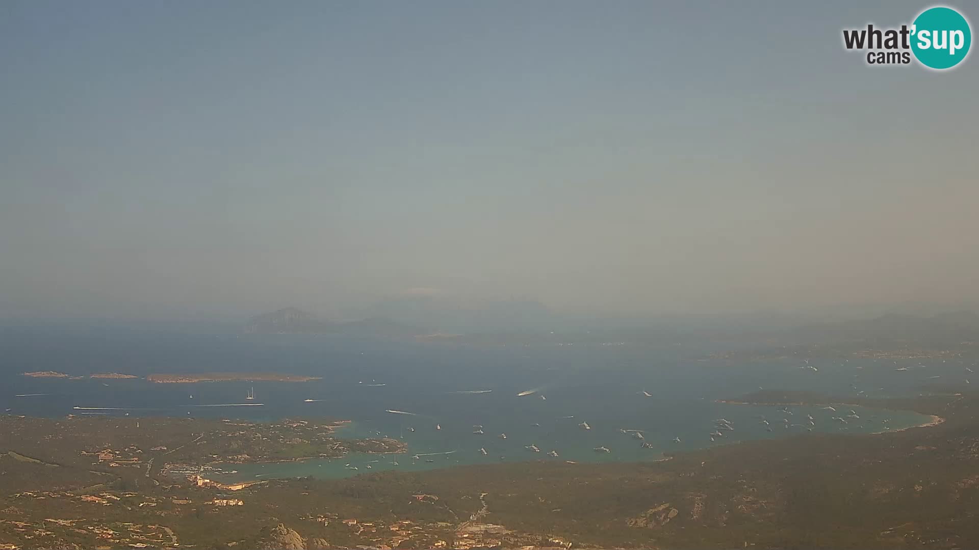 Monte Moro webcam Costa Smeralda vista panoramica Sardegna