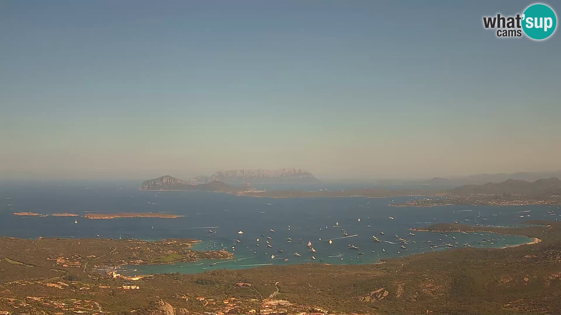 Monte Moro webcam Costa Smeralda vista panoramica Sardegna