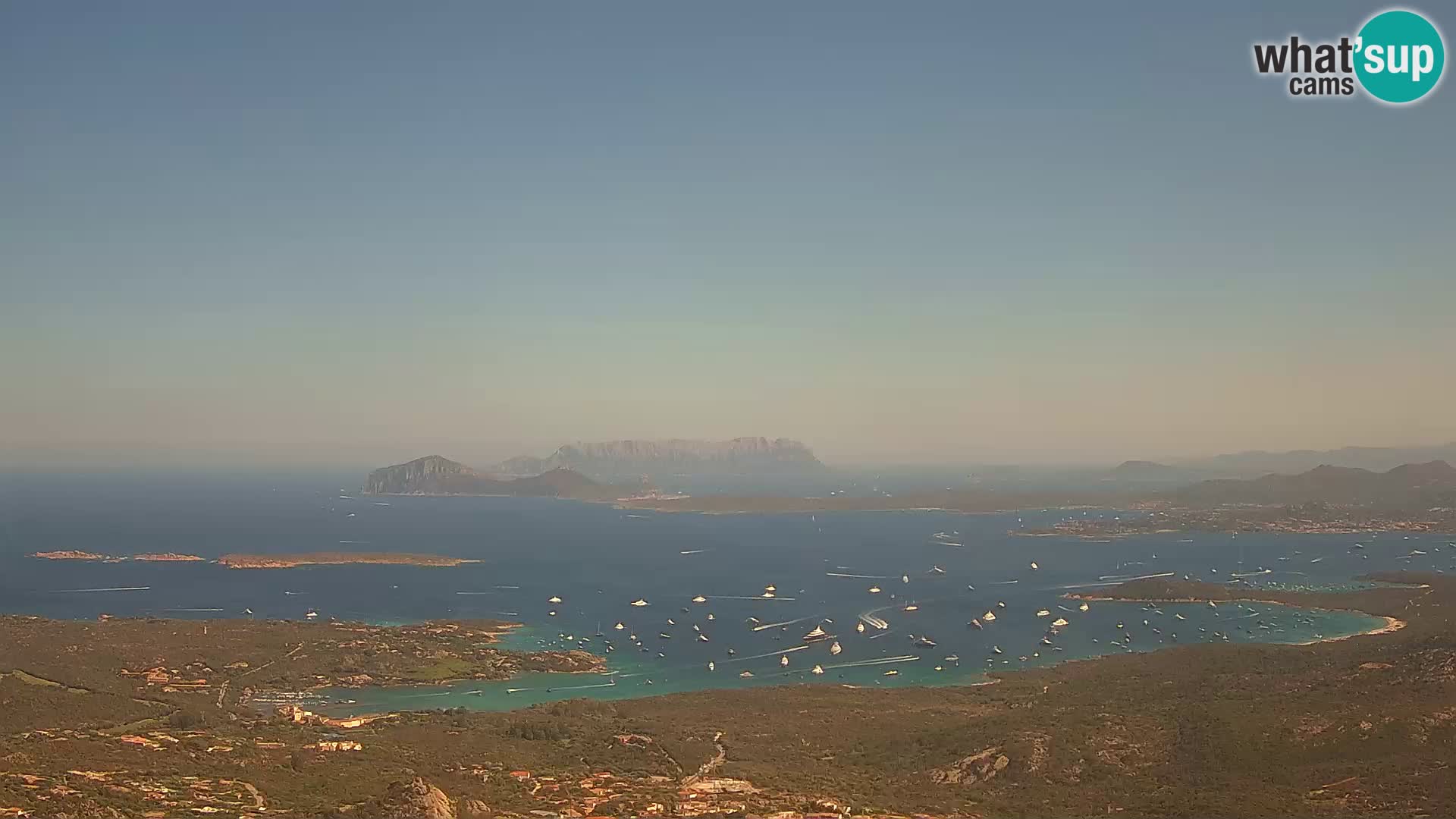 Monte Moro webcam Costa Smeralda panoramic view Sardinia
