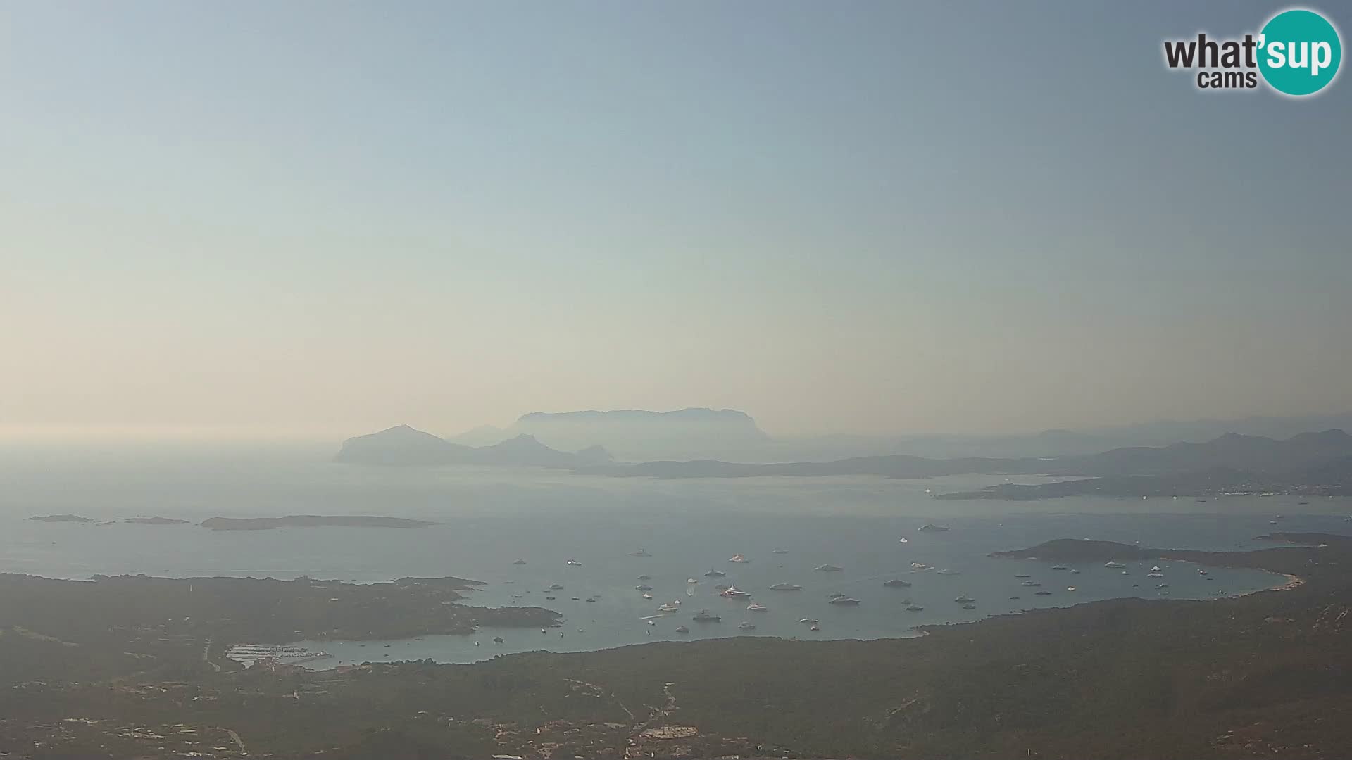 Monte Moro camera en vivo Costa Smeralda vista panorámica Cerdeña