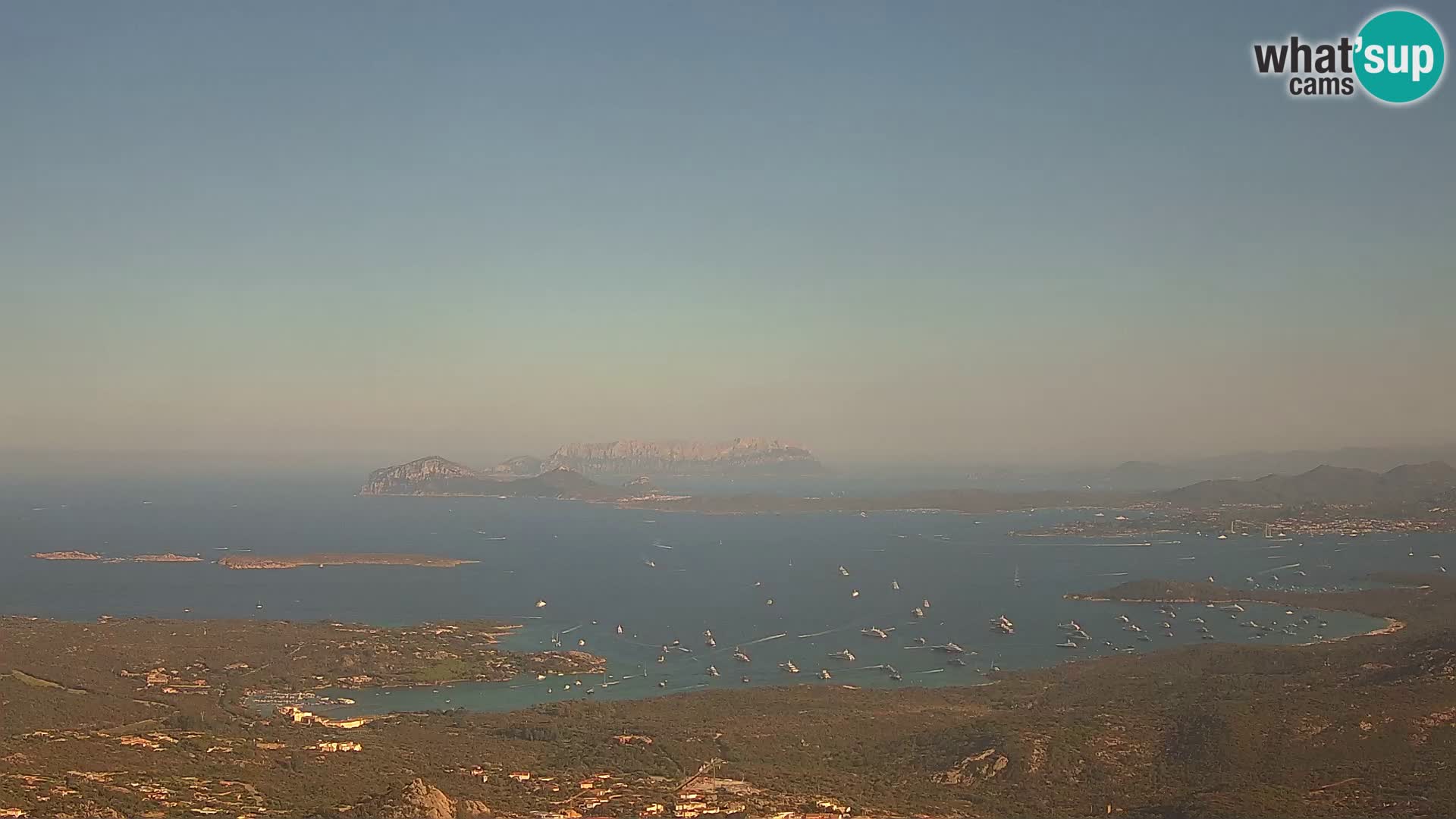 Monte Moro camera en vivo Costa Smeralda vista panorámica Cerdeña
