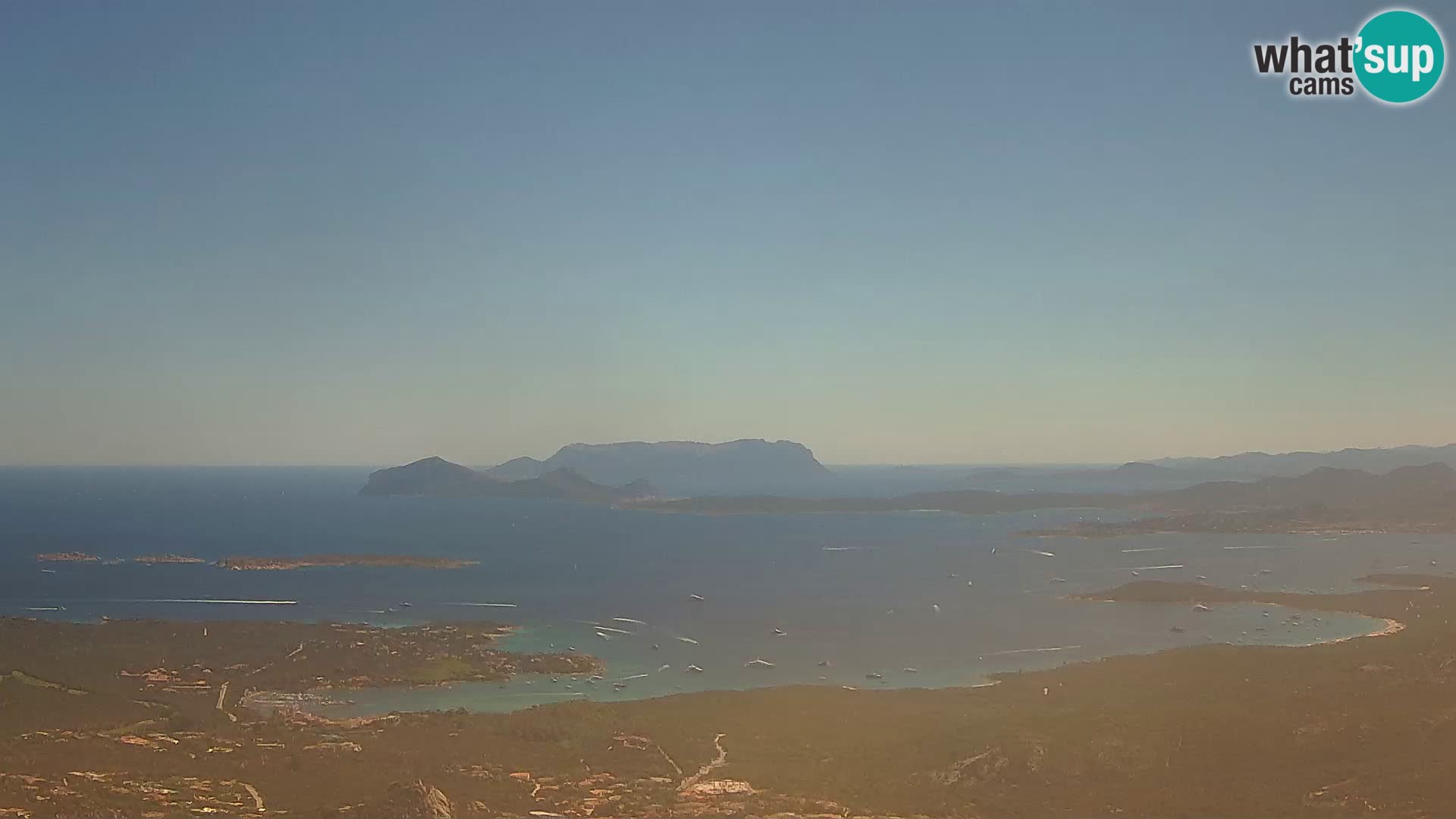 Monte Moro live cam Costa Smeralda Panoramablick Sardinien