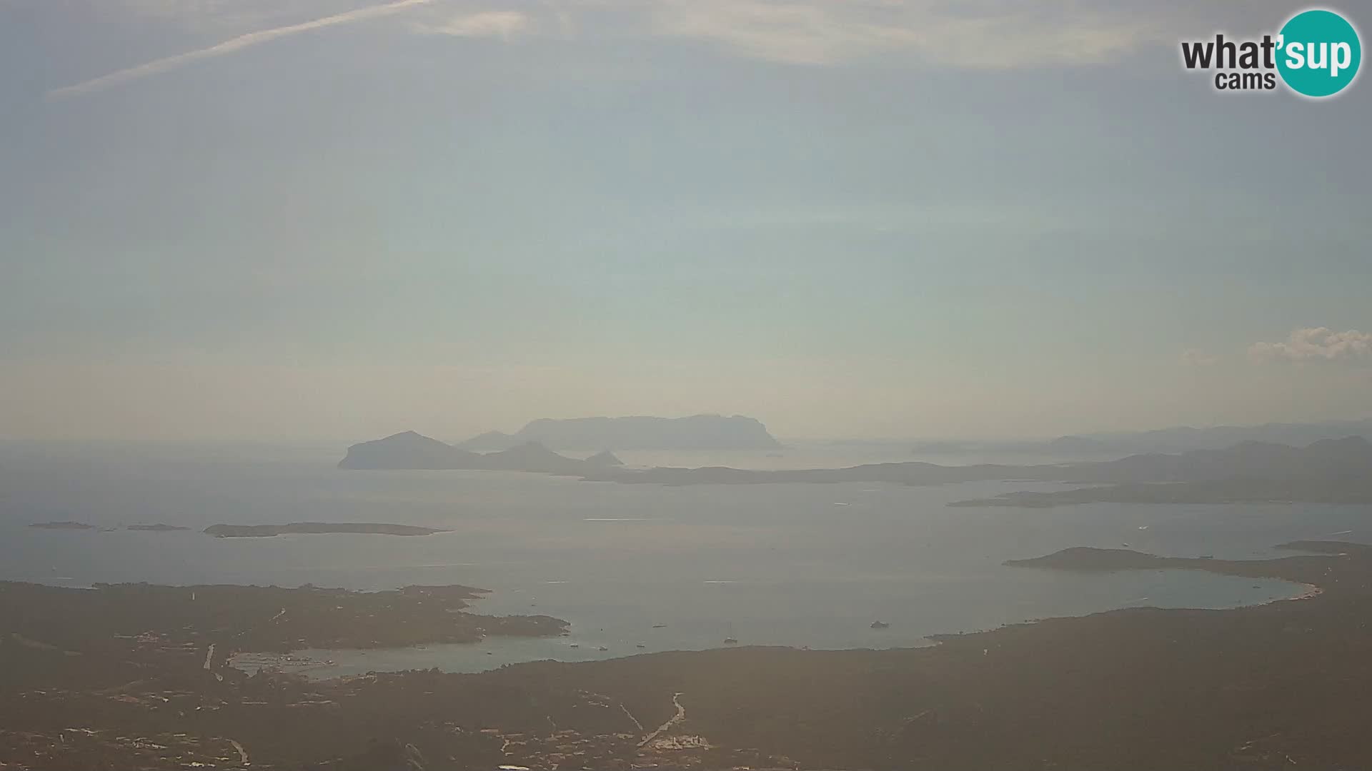 Monte Moro webcam Costa Smeralda vista panoramica Sardegna