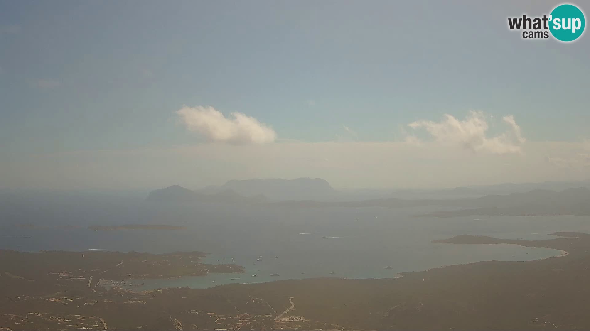 Monte Moro live cam Costa Smeralda Panoramablick Sardinien