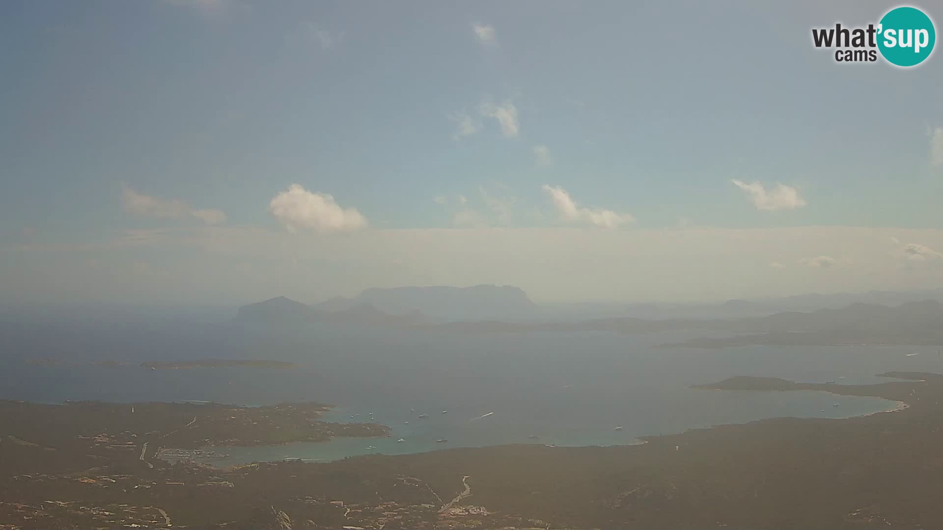 Monte Moro livecam Costa Smeralda vue panoramique Sardaigne