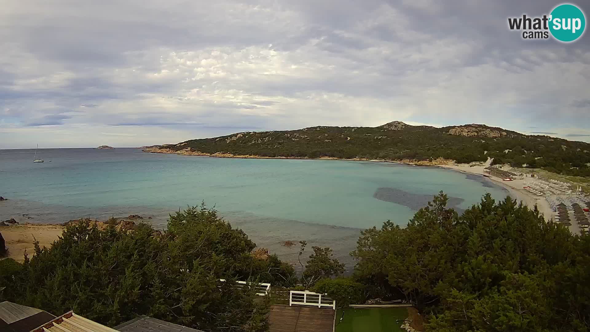 Webcam en direct de la plage de Pevero Arzachena – Sardaigne – Italie