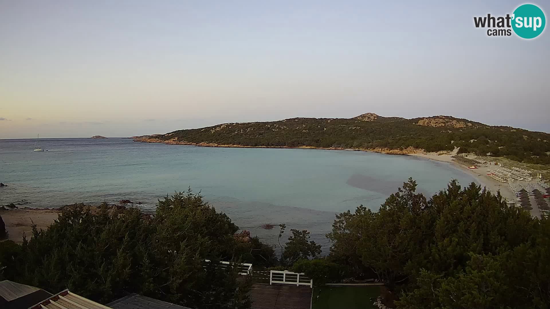 Webcam en direct de la plage de Pevero Arzachena – Sardaigne – Italie