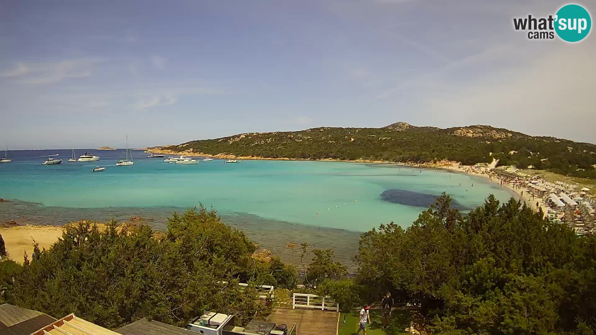 Spletna kamera na plaži Pevero v živo Arzachena – Sardinija – Italija