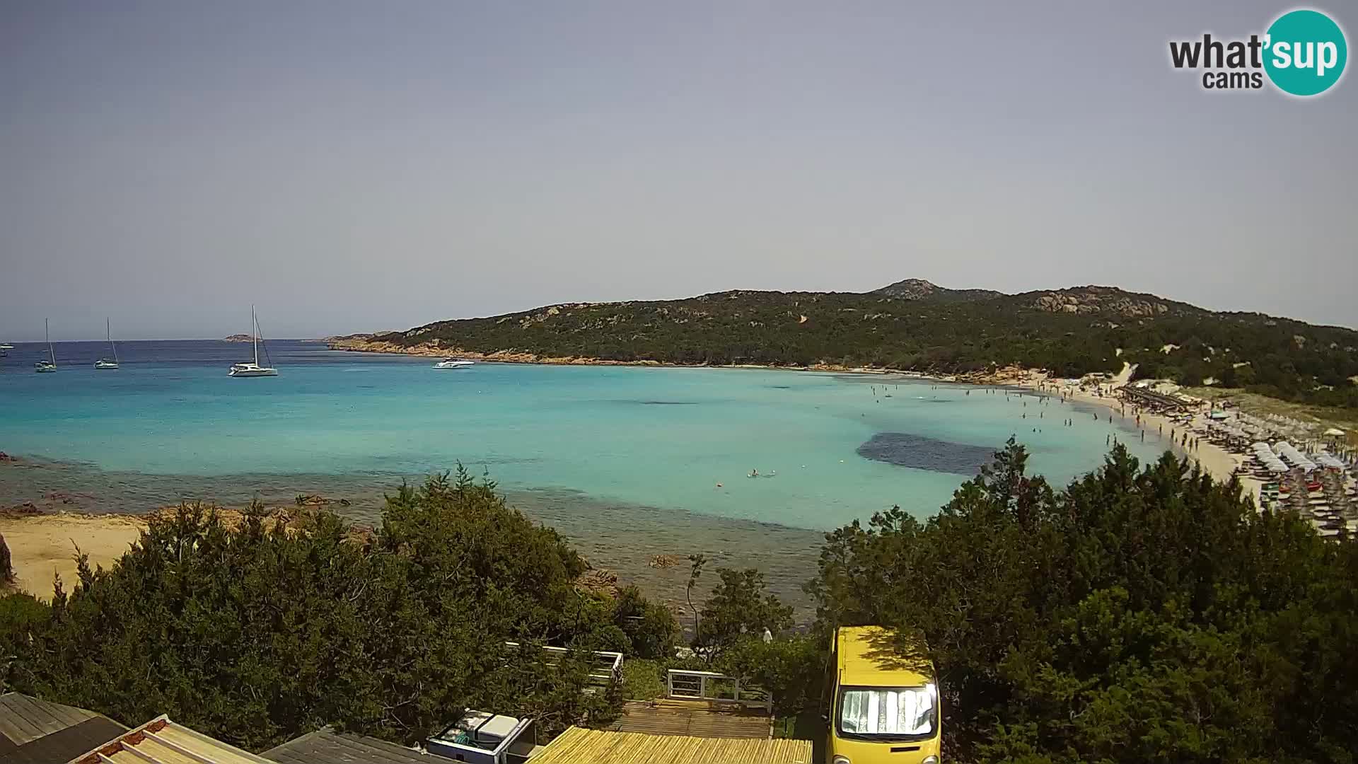 Web kamera na plaži Pevero Arzachena – Sardinija – Italija