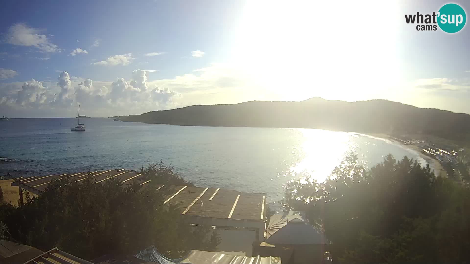 Webcam en direct de la plage de Pevero Arzachena – Sardaigne – Italie