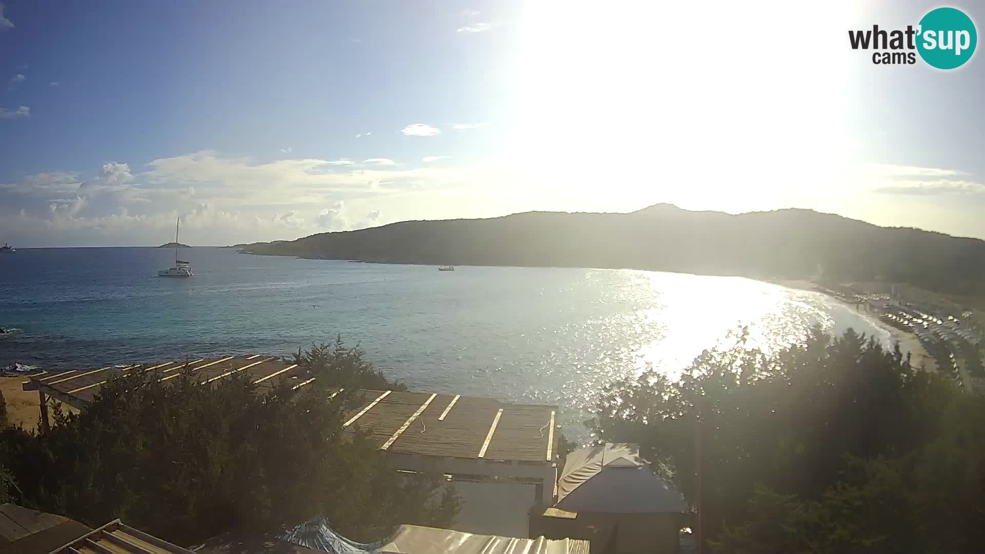 Webcam en direct de la plage de Pevero Arzachena – Sardaigne – Italie