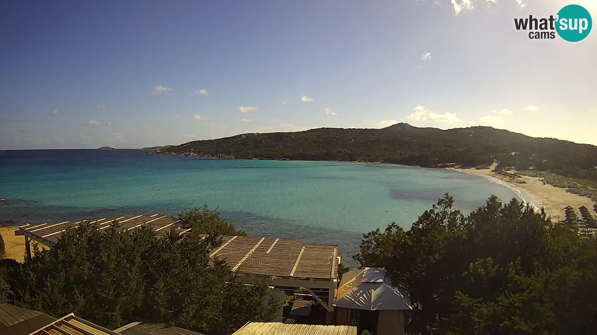 Spletna kamera na plaži Pevero v živo Arzachena – Sardinija – Italija