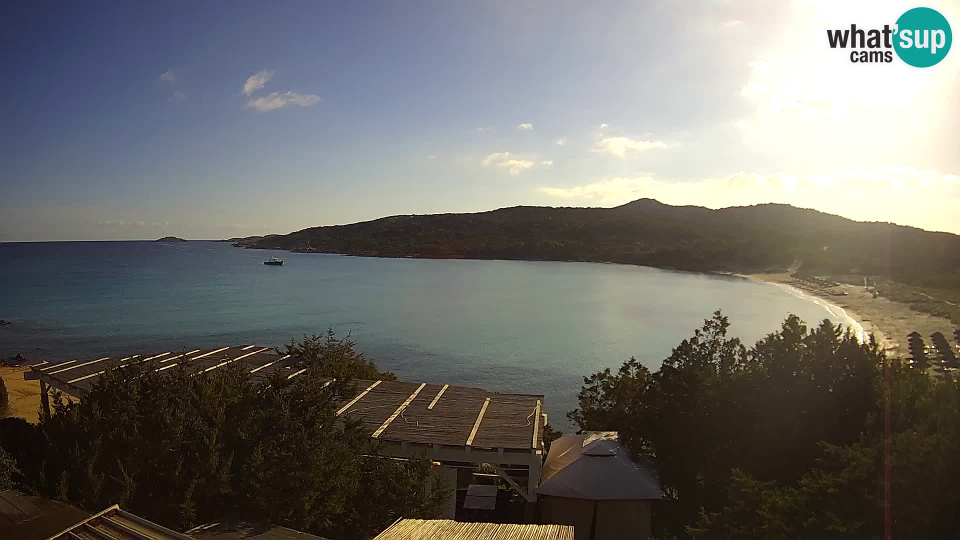 Webcam en direct de la plage de Pevero Arzachena – Sardaigne – Italie