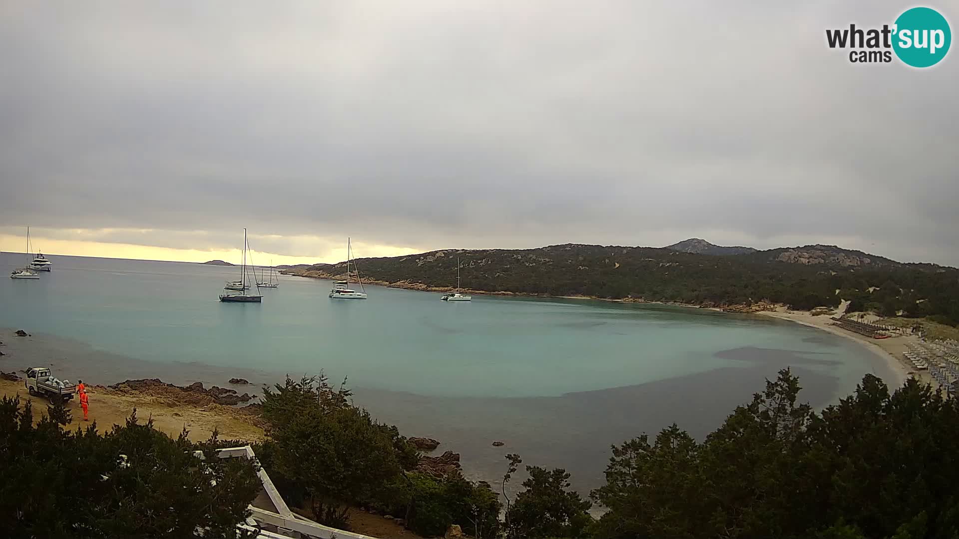 Webcam en direct de la plage de Pevero Arzachena – Sardaigne – Italie