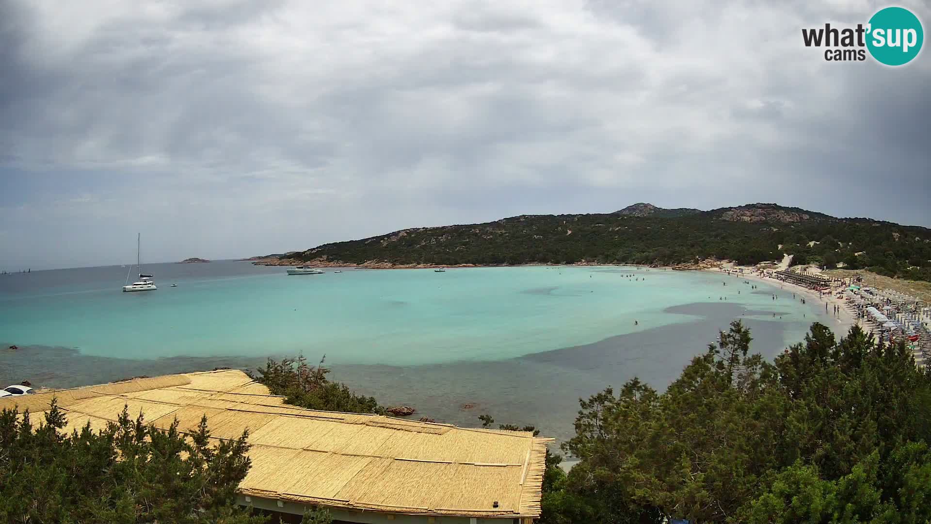 Spletna kamera na plaži Pevero v živo Arzachena – Sardinija – Italija