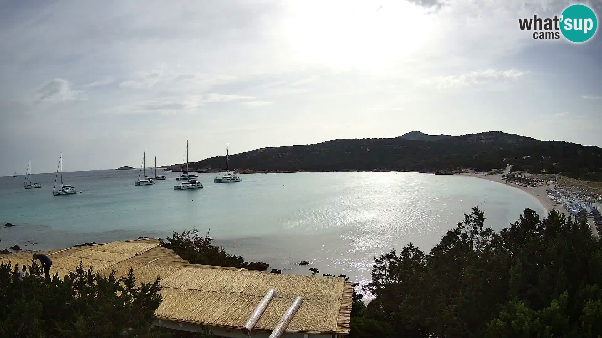 Webcam en direct de la plage de Pevero Arzachena – Sardaigne – Italie