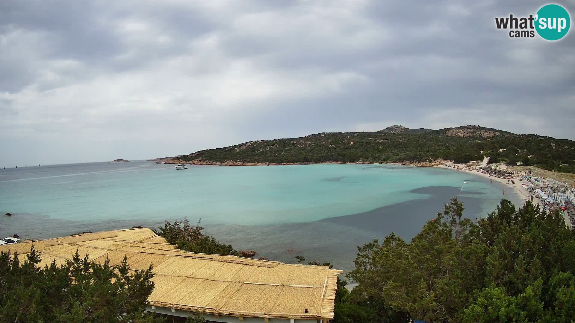 Webcam en direct de la plage de Pevero Arzachena – Sardaigne – Italie