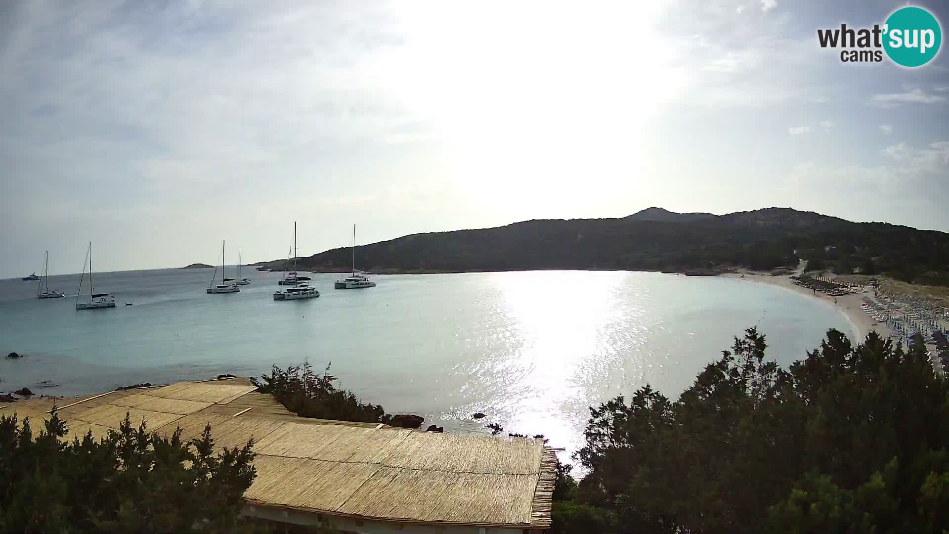 Webcam en direct de la plage de Pevero Arzachena – Sardaigne – Italie