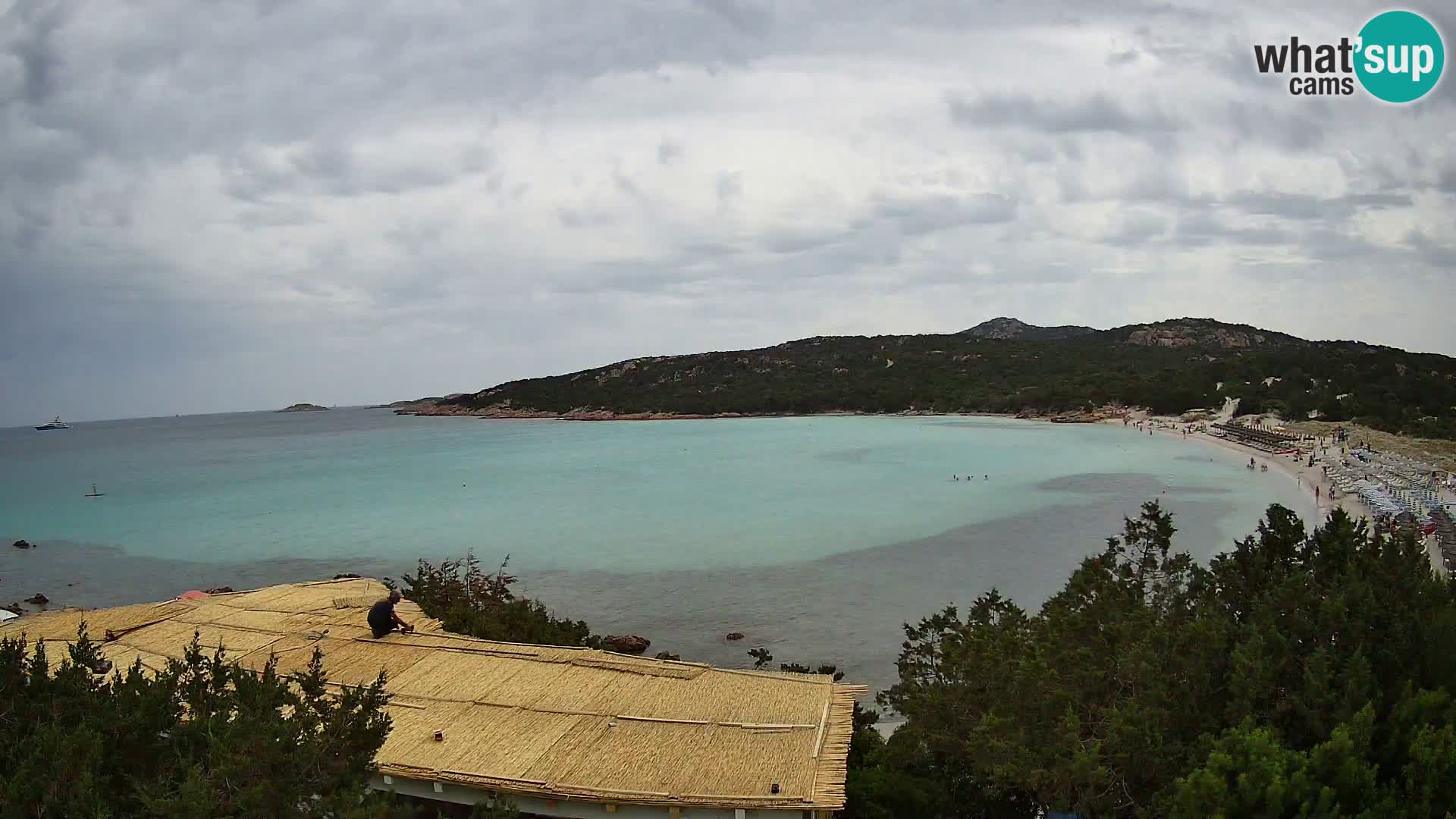 Webcam en direct de la plage de Pevero Arzachena – Sardaigne – Italie