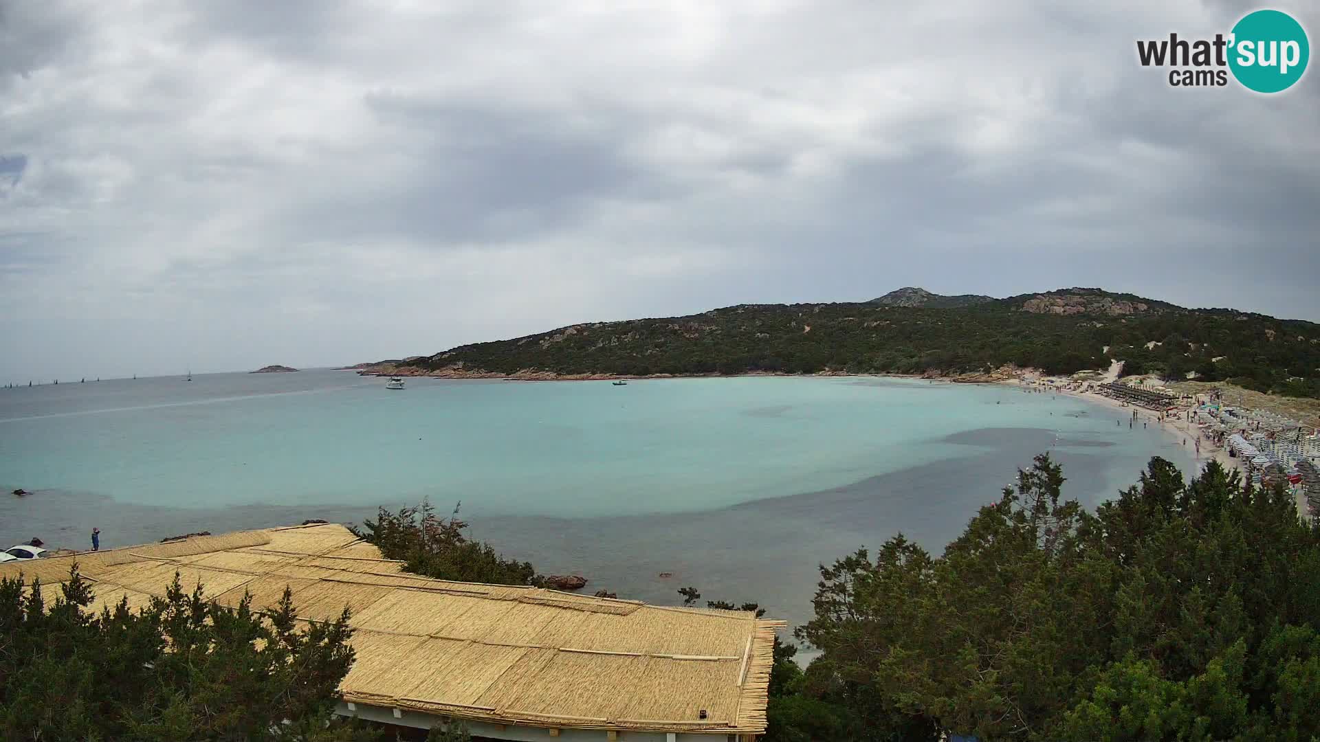 Webcam en direct de la plage de Pevero Arzachena – Sardaigne – Italie