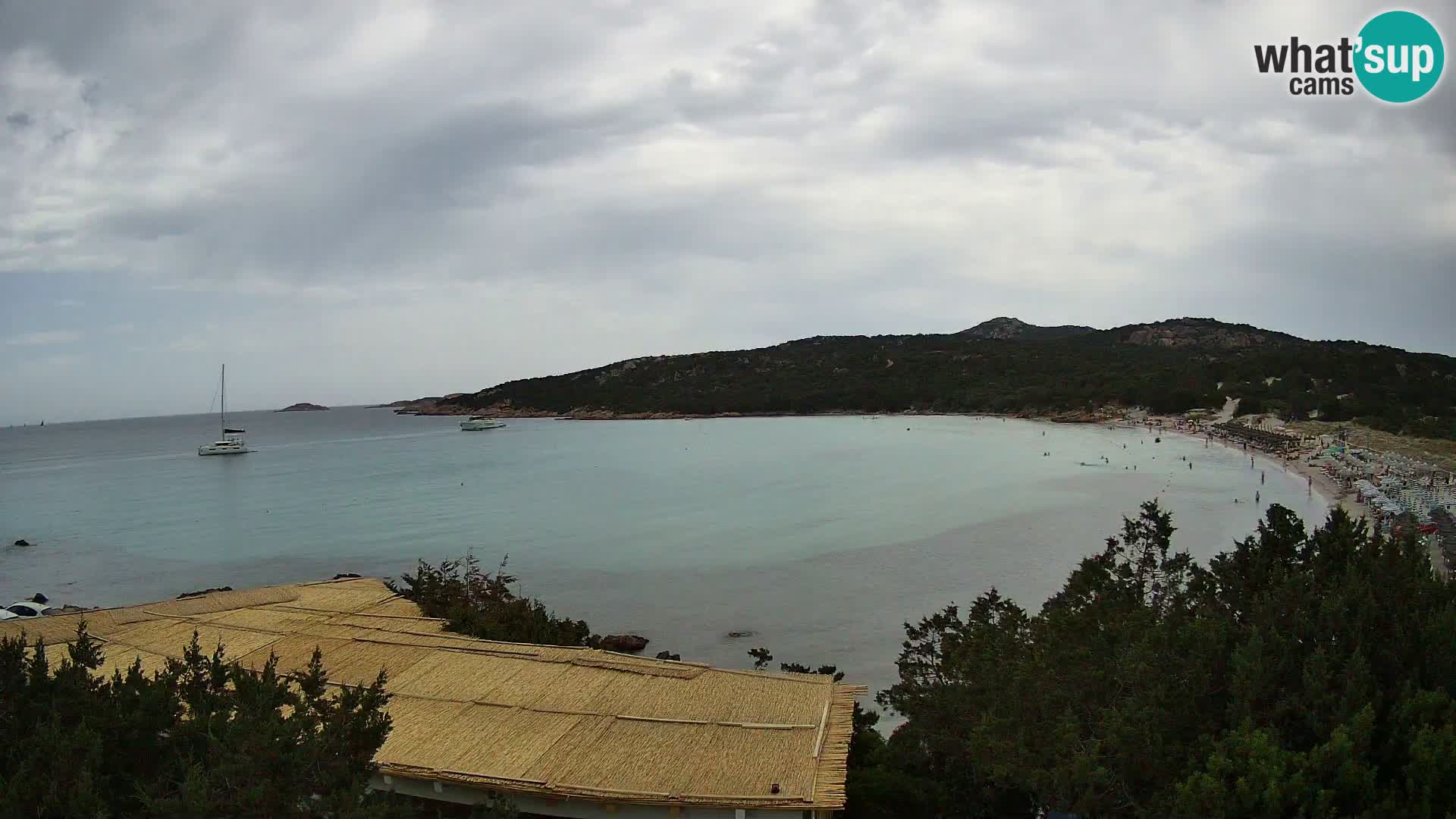 Spletna kamera na plaži Pevero v živo Arzachena – Sardinija – Italija