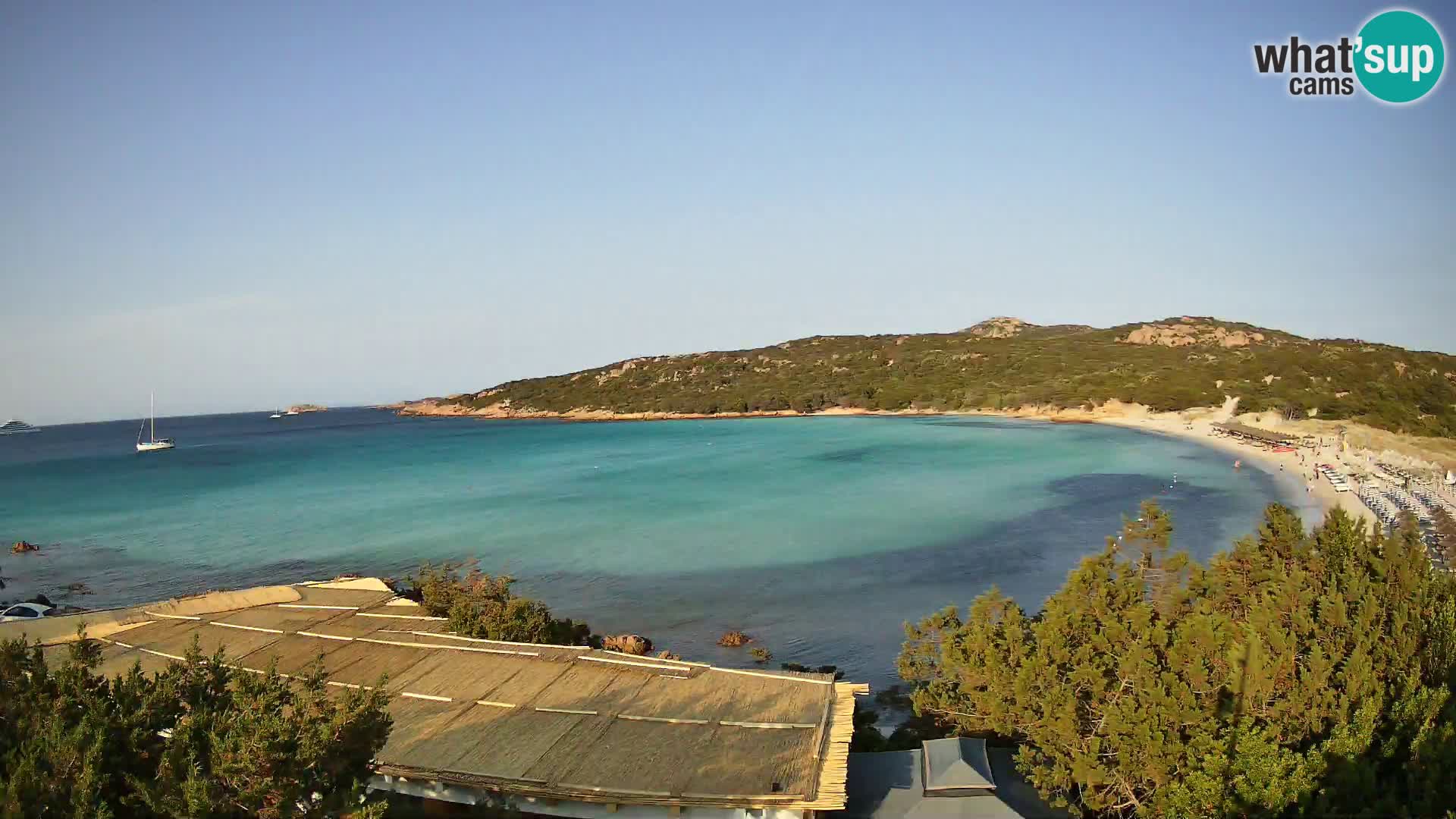 Webcam en direct de la plage de Pevero Arzachena – Sardaigne – Italie
