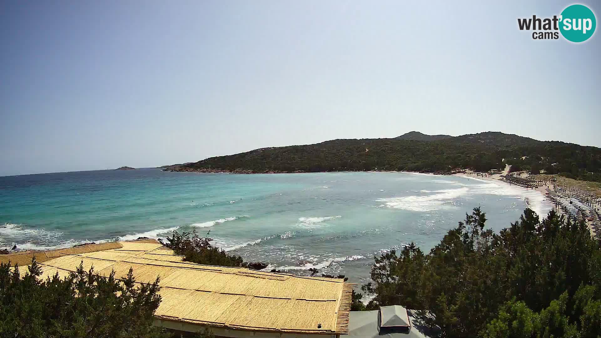 Webcam en direct de la plage de Pevero Arzachena – Sardaigne – Italie