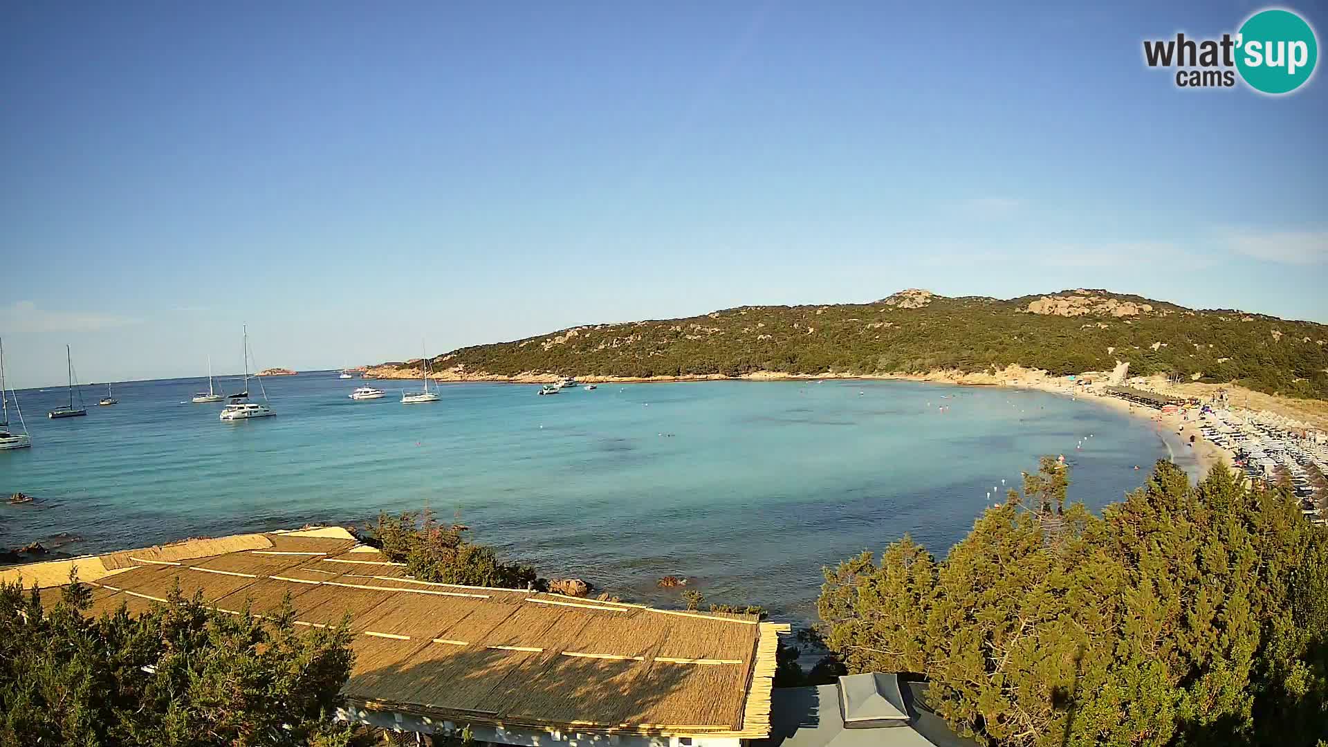 Live Pevero beach webcam Arzachena – Sardinia – Italy