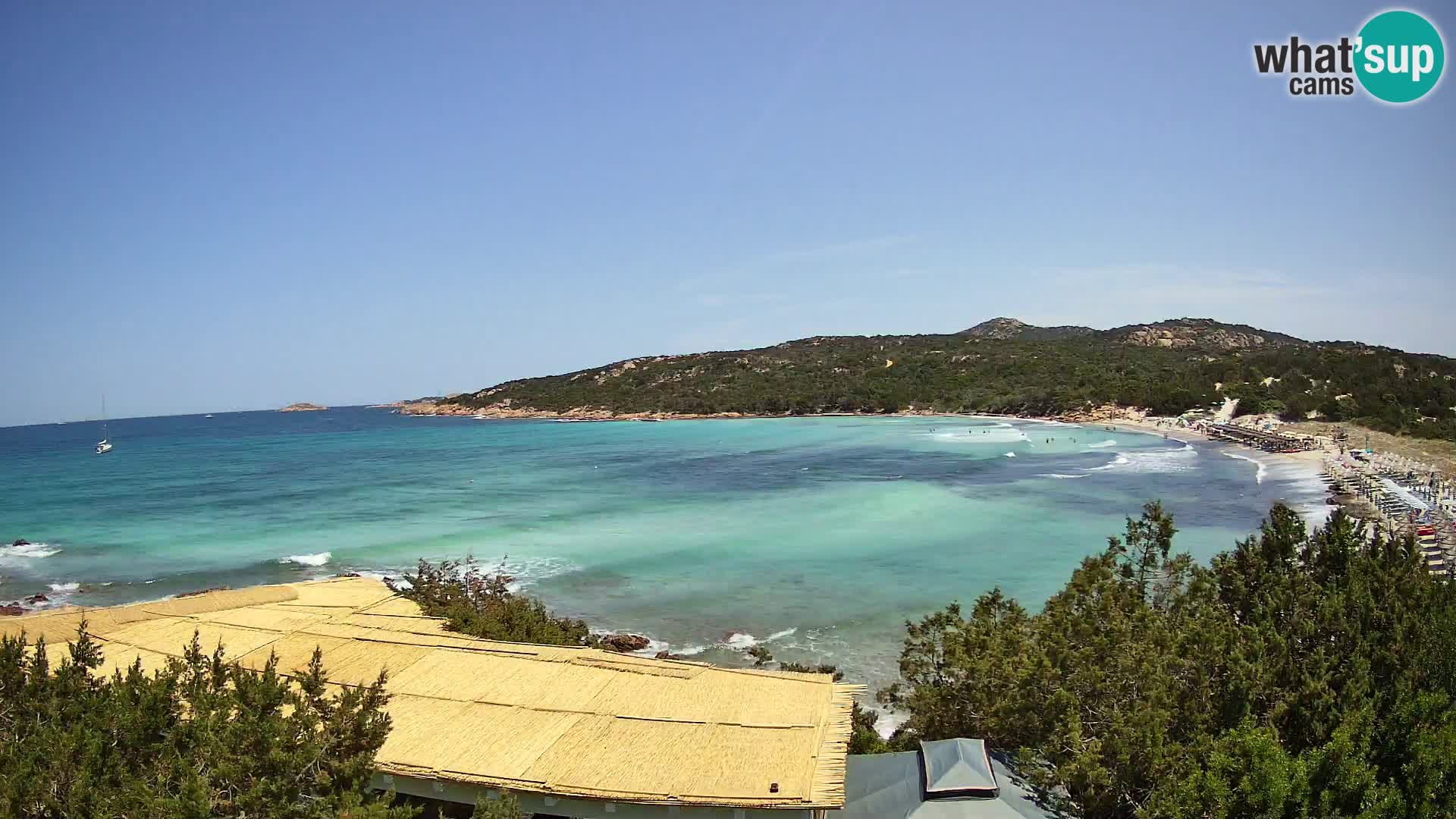 Live Pevero beach webcam Arzachena – Sardinia – Italy