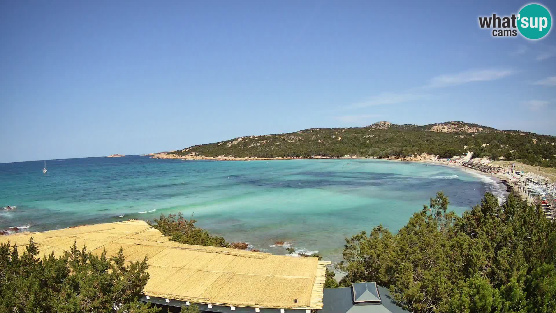 Live Pevero beach webcam Arzachena – Sardinia – Italy