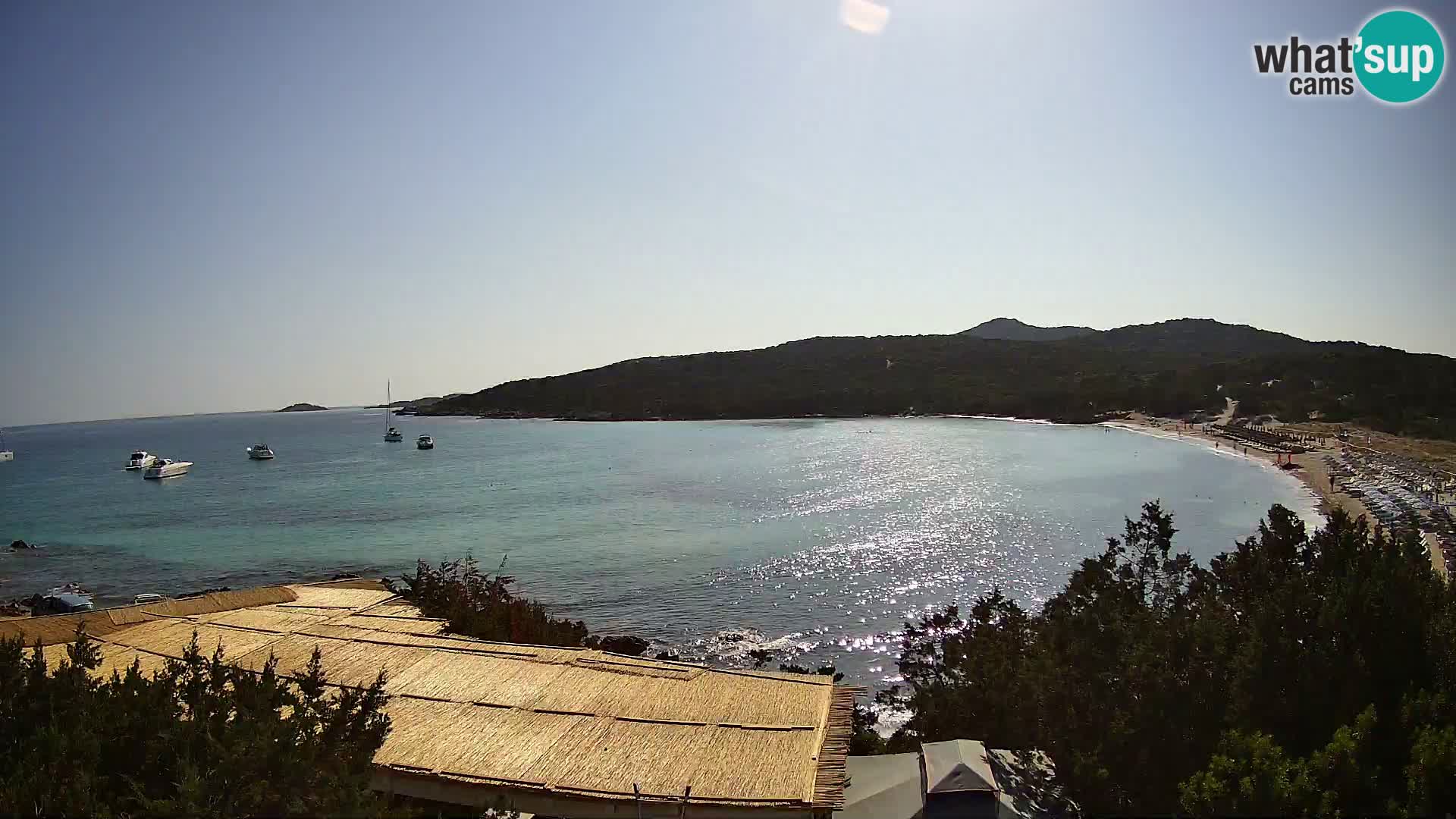 Webcam en direct de la plage de Pevero Arzachena – Sardaigne – Italie