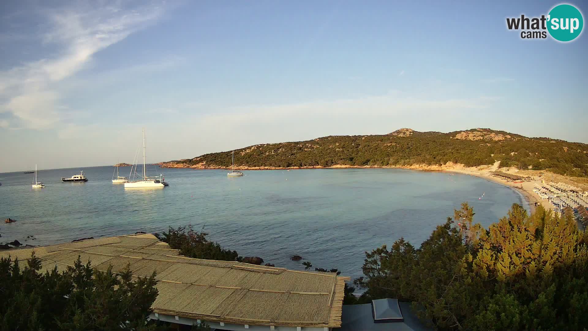 Webcam en direct de la plage de Pevero Arzachena – Sardaigne – Italie
