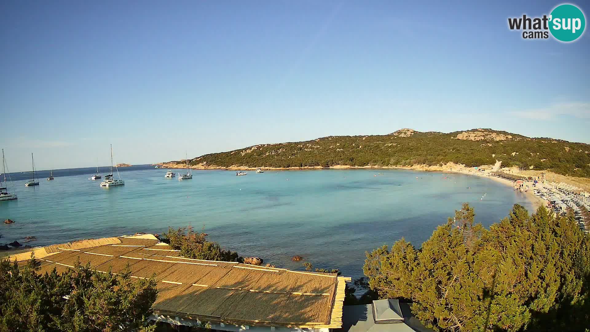 Live Pevero beach webcam Arzachena – Sardinia – Italy