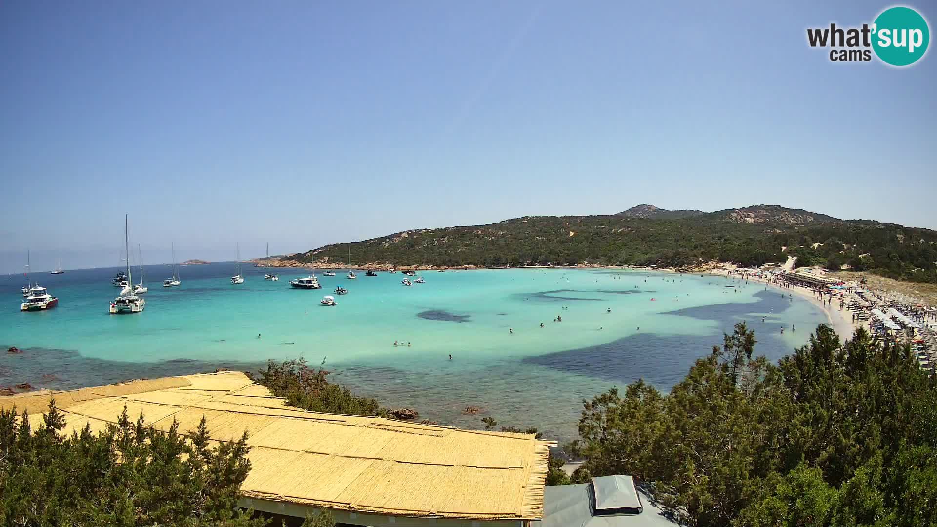 Live Pevero beach webcam Arzachena – Sardinia – Italy