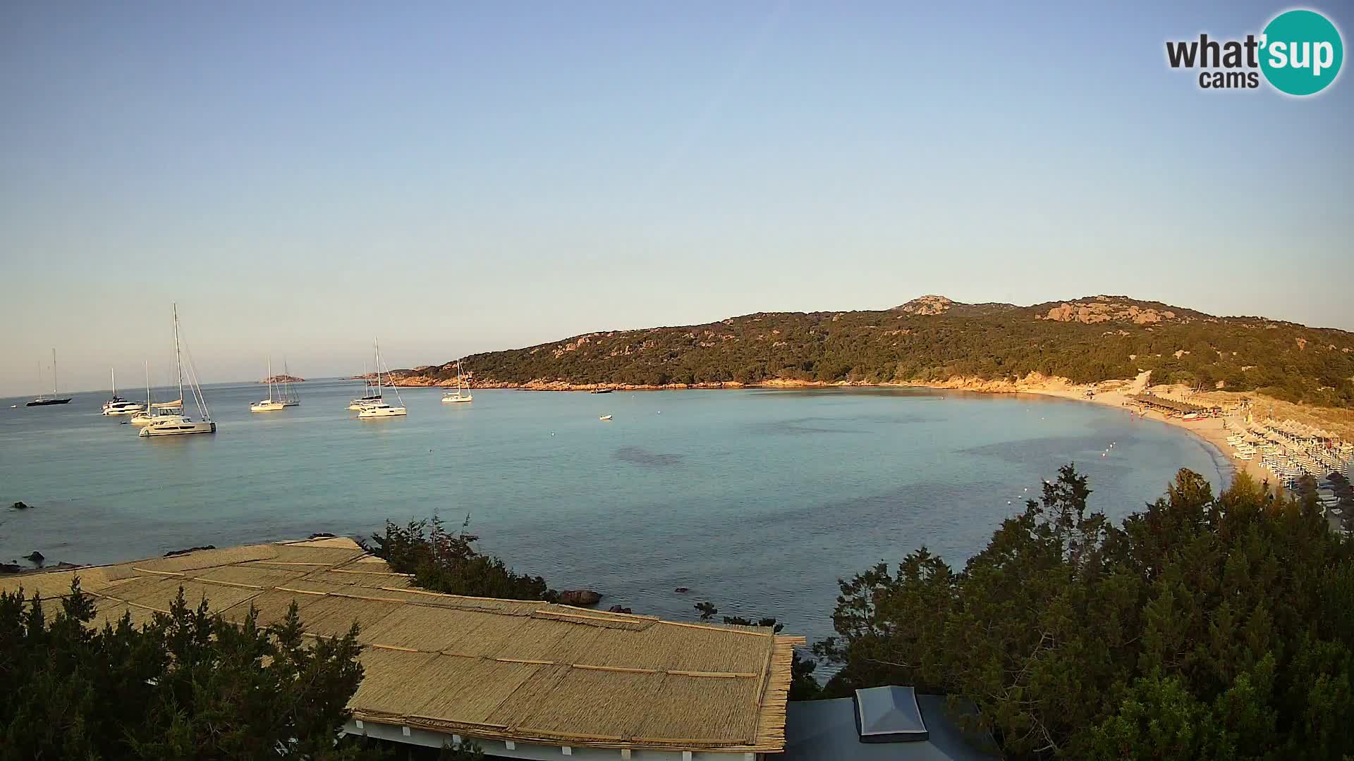 Live Pevero beach webcam Arzachena – Sardinia – Italy