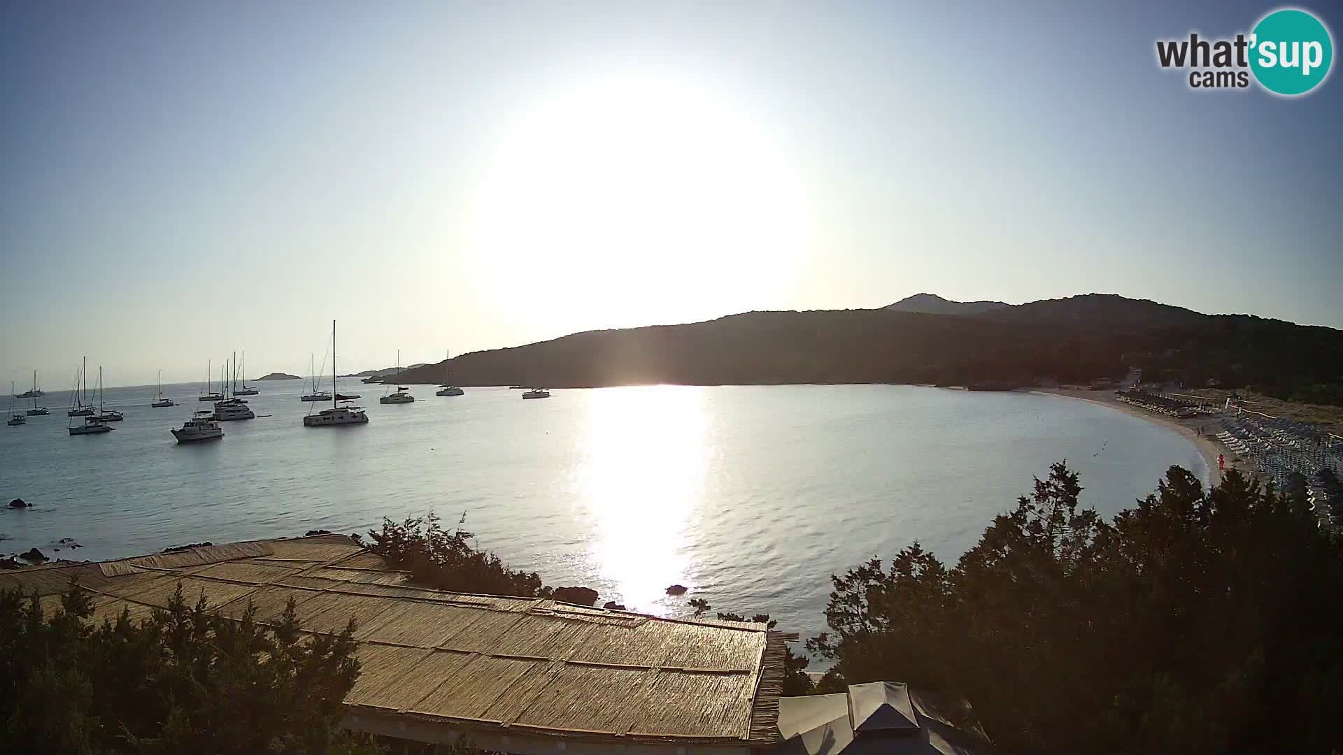 Spletna kamera na plaži Pevero v živo Arzachena – Sardinija – Italija