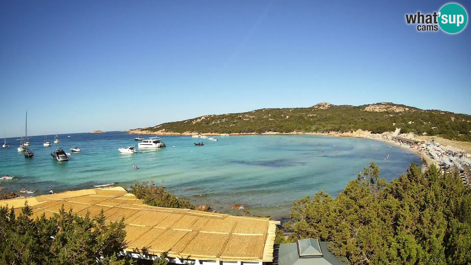 Live Pevero beach webcam Arzachena – Sardinia – Italy