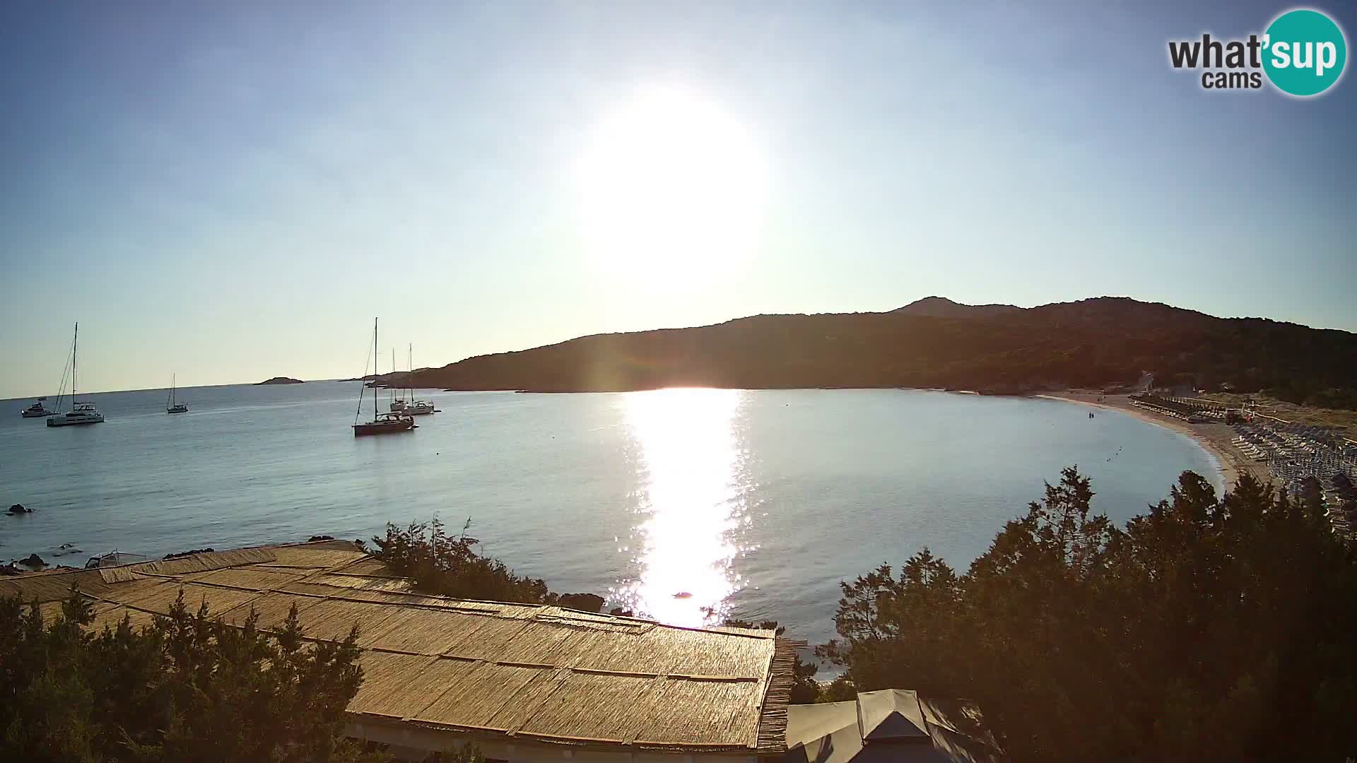 Live Pevero beach webcam Arzachena – Sardinia – Italy