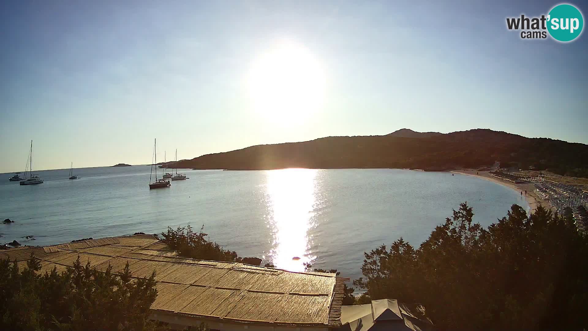 Live Pevero beach webcam Arzachena – Sardinia – Italy
