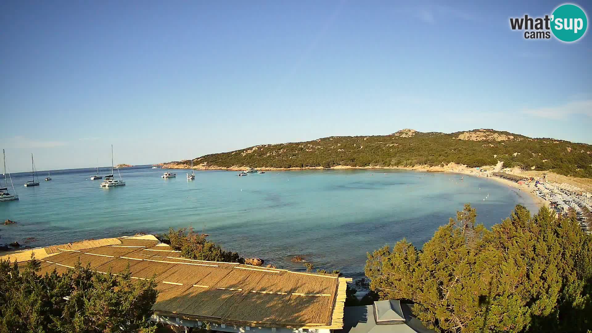 Live Pevero beach webcam Arzachena – Sardinia – Italy