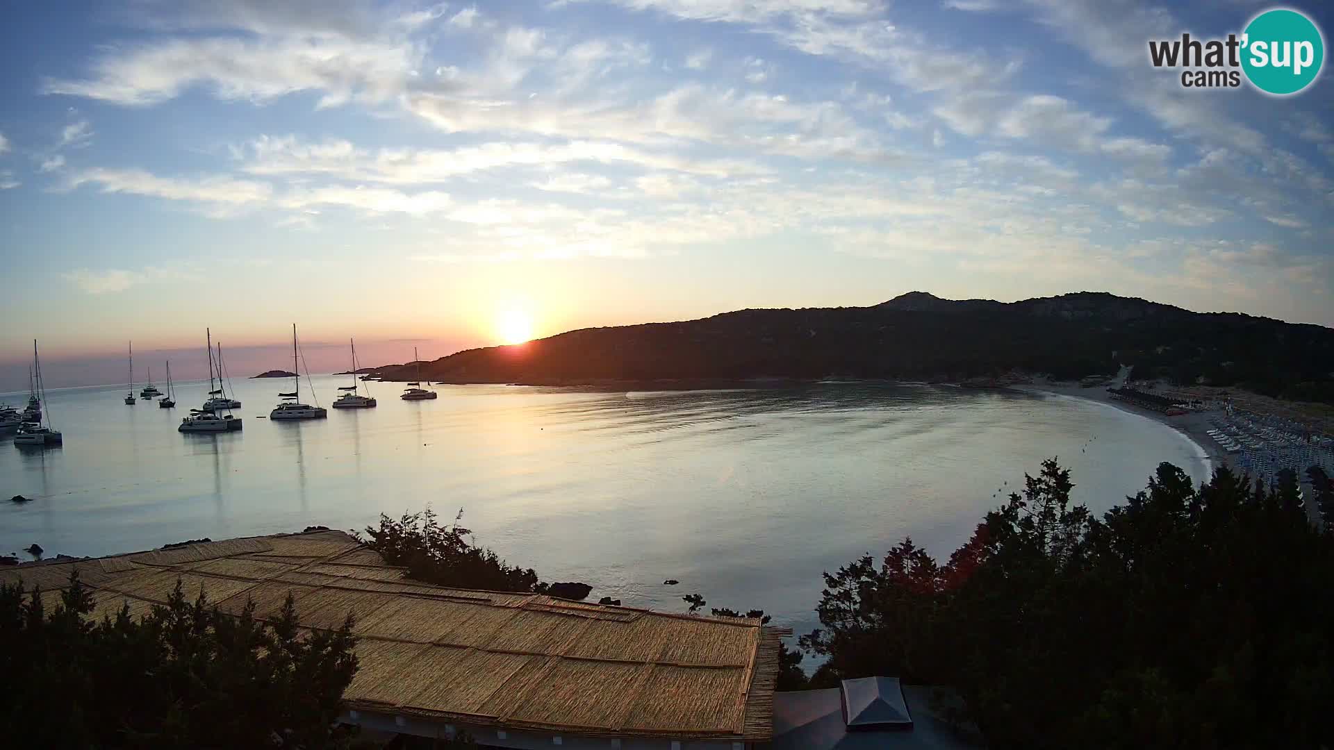 Webcam en direct de la plage de Pevero Arzachena – Sardaigne – Italie