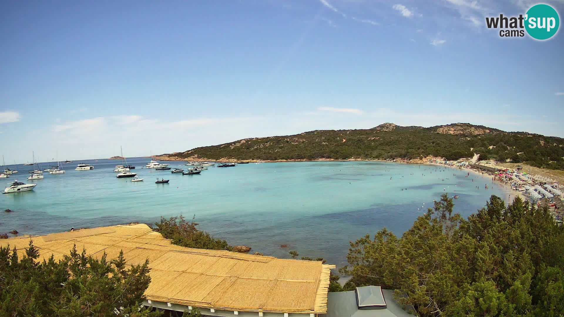 Spletna kamera na plaži Pevero v živo Arzachena – Sardinija – Italija