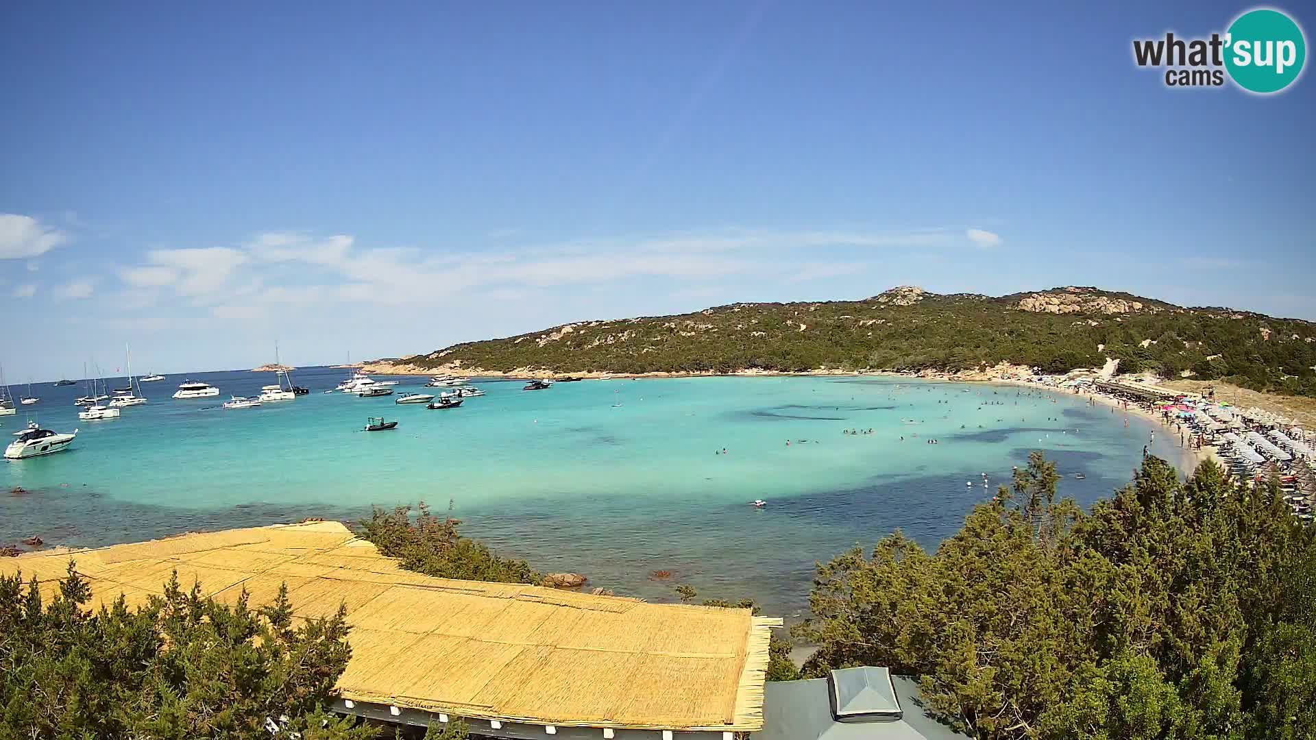 Live Pevero beach webcam Arzachena – Sardinia – Italy