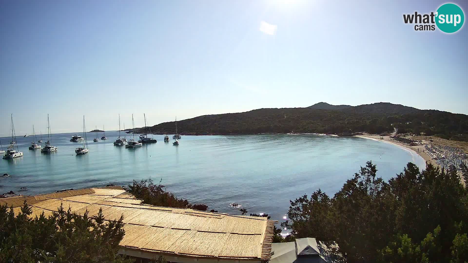 Spletna kamera na plaži Pevero v živo Arzachena – Sardinija – Italija