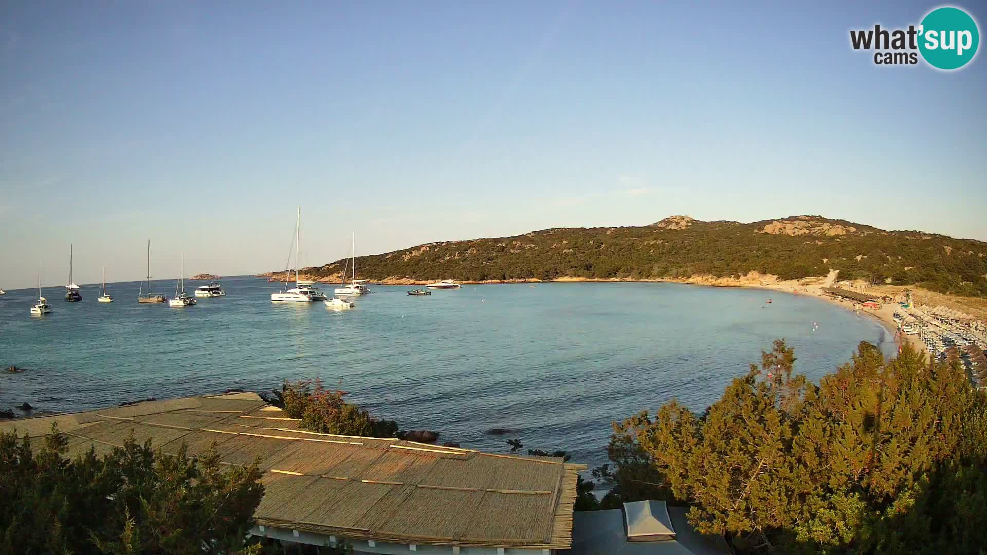 Webcam en direct de la plage de Pevero Arzachena – Sardaigne – Italie