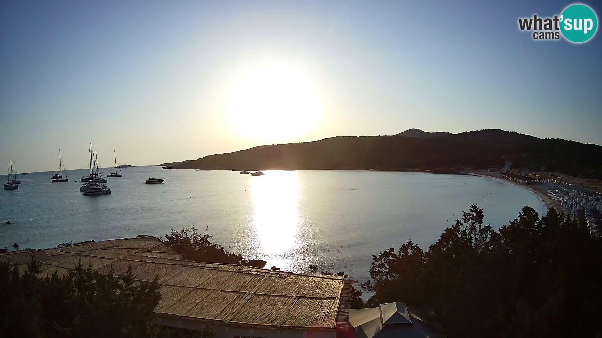 Webcam en direct de la plage de Pevero Arzachena – Sardaigne – Italie